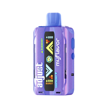 Adjust MyFlavor 40K Disposable Vape in Black Razz Baja flavor – a bold blend of black raspberry and tropical Baja notes