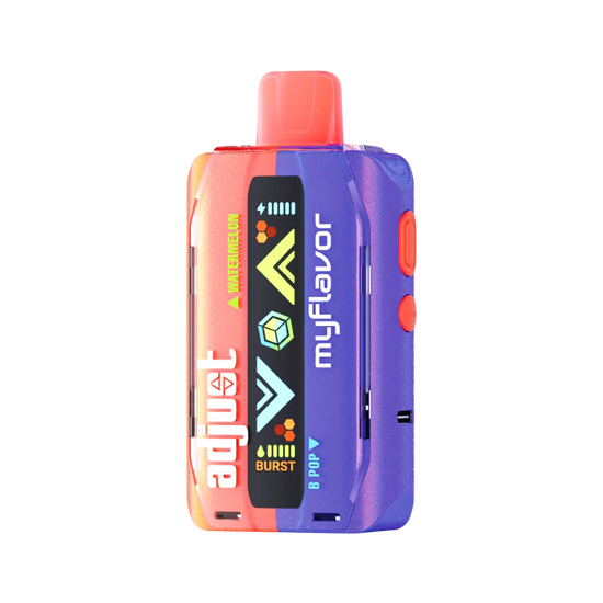 Adjust MyFlavor 40K Disposable Vape in Watermelon B Pop flavor – a sweet watermelon flavor with a fizzy pop sensation