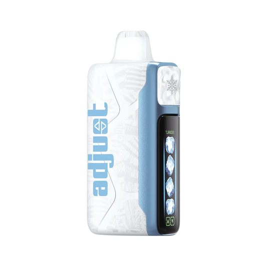 Adjust Mycool 40K Disposable Vape in Blue Razz Ice flavor – a sweet and tangy blue raspberry with an icy cool finish