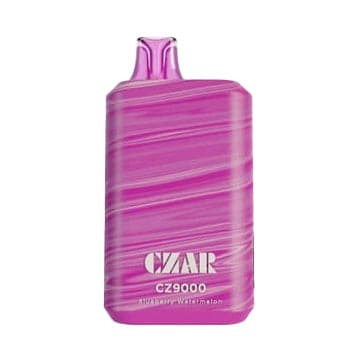 Czar CZ9000 Blueberry Watermelon disposable vape with juicy watermelon and ripe blueberry combo