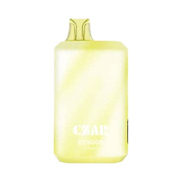 Czar CZ9000 Clear disposable vape with smooth neutral flavor and clean cooling sensation