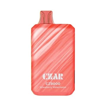 Czar CZ9000 Strawberry Watermelon disposable vape with juicy watermelon and ripe strawberry combo