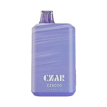 Czar CZ9000 Triple Berry Ice disposable vape with mixed berries and a frosty menthol twist