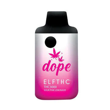 ELF THC THC3000 Disposable Vape in Sour Pink Lemonade flavor – a hybrid/indica strain delivering a tangy and refreshing sour pink lemonade flavor