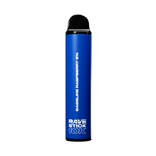 Fume RNBW Rave Stick 10K Bassline Raspberry with bold berry flavor and sweet fruity drop