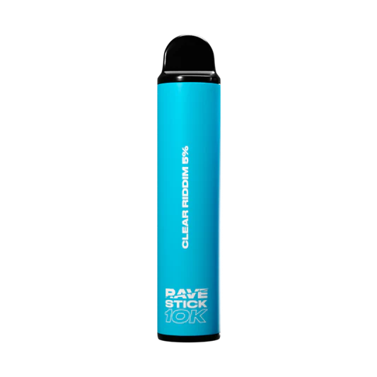 Fume RNBW Rave Stick 10K Clear Riddim with smooth neutral flavor and crisp cool finish