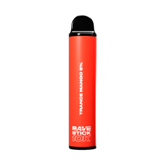 Fume RNBW Rave Stick 10K Trance Mango with tropical mango flavor and mellow hypnotic sweetness