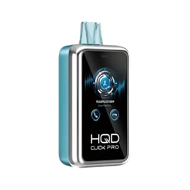 HQD Click Pro 30000 Polar Ice disposable vape with intense icy menthol and arctic chill sensation