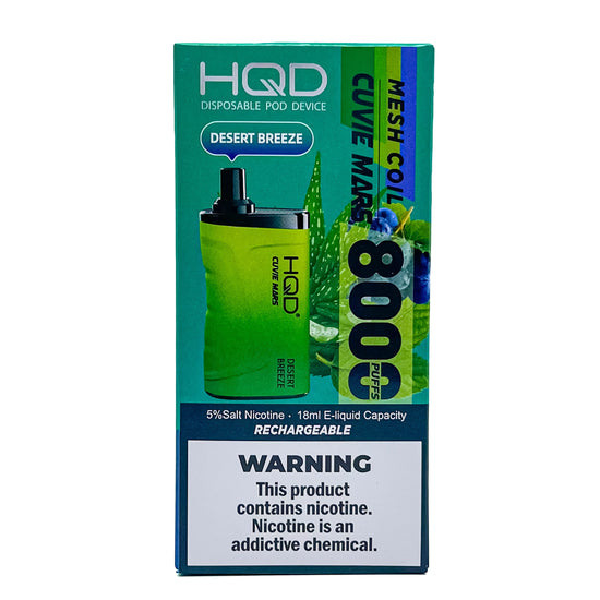 HQD Mars 8000 Dessert Breeze Disposable Vape with a smooth and sweet dessert-inspired taste
