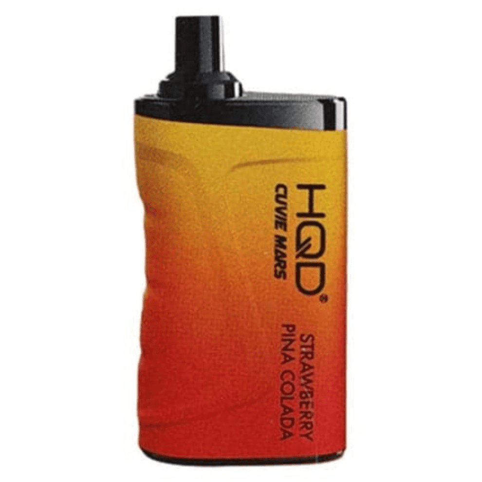HQD Mars 8000 Strawberry Pina Colada Disposable Vape with a tropical coconut and berry mix