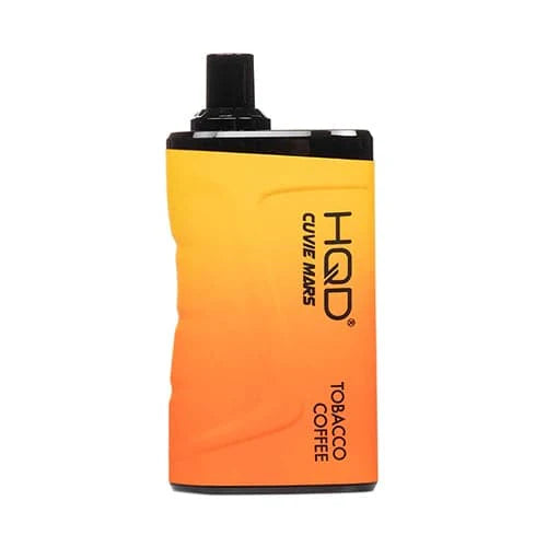 HQD Mars 8000 Tobacco Coffee Disposable Vape with a bold tobacco and roasted coffee flavor