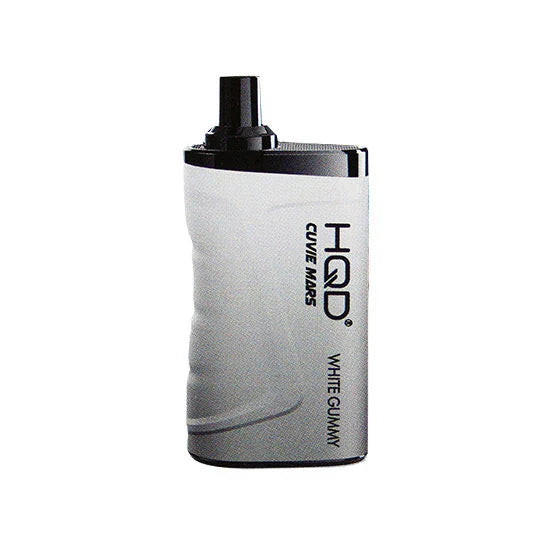 HQD Mars 8000 White Gummy Disposable Vape with a sweet and fruity candy flavor