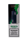 HQD Slick 6000 Ice Mint Disposable Vape with a crisp and refreshing minty coolness