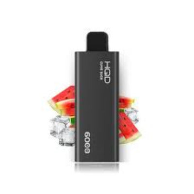 HQD Slick 6000 Watermelon Ice Disposable Vape with a crisp and refreshing watermelon menthol taste
