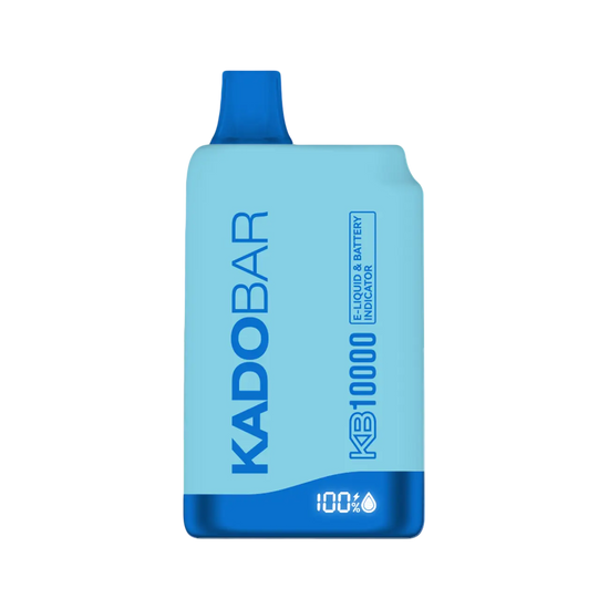 Kado Bar KB10000 Brain Freeze disposable vape with extreme menthol blast and icy cool sensation