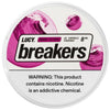 Lucy Breakers nicotine pouches in Berry Citrus flavor, blending juicy mixed berries with a bright citrus twist