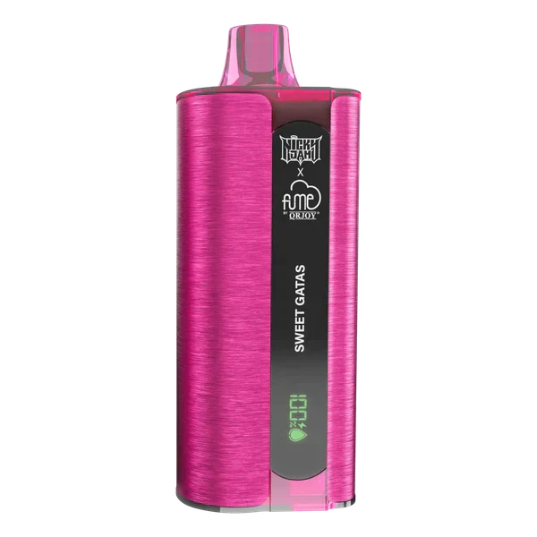 Nicky Jam x Fume 10000 Sweet Gatas disposable vape with fruity candy sweetness and tropical energy