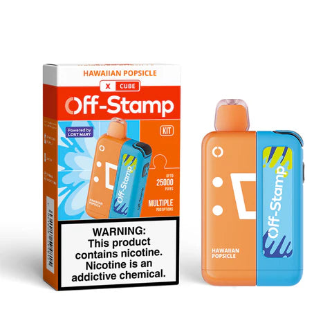 Off-Stamp X-Cube 25K Kit Hawaiian Popsicle with tropical fruit popsicle flavor and chilled island vibes