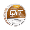 QIT Coffee nicotine pouch 20CT can with bold roasted coffee flavor and rich satisfying aroma