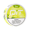 QIT Lemon Mint nicotine pouch 20CT can with tangy lemon and refreshing mint blend for a crisp kick