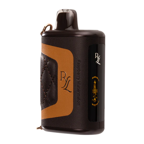 RAZ RYL Classic 35K Raspberry Watermelon disposable vape with tart raspberry and refreshing watermelon