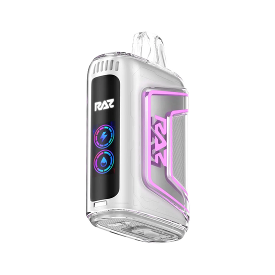 Raz Zero Nicotine TN9000 Disposable Vape in Strawberry Ice flavor, featuring a juicy strawberry taste with a refreshing menthol twist
