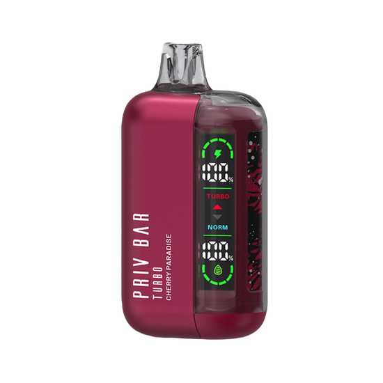 Smok Priv Bar Turbo Cherry Paradise disposable vape with sweet cherry and tropical fruit fusion