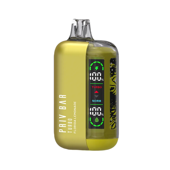 Smok Priv Bar Turbo Florida Lemonade disposable vape with tart citrus lemonade and sunny Florida flavor