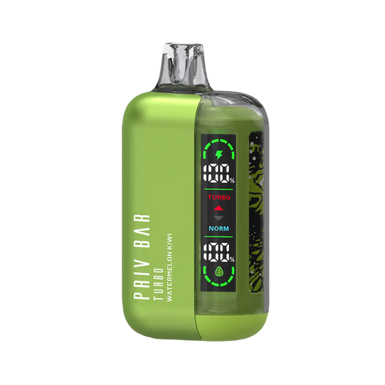 Smok Priv Bar Turbo Watermelon Kiwi disposable vape with juicy watermelon and tart kiwi blend