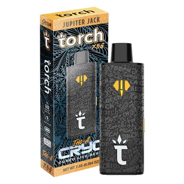 Torch Cryo THC-A Jupiter Jack cured live resin 7.5g Sativa strain with classic Jack Herer citrus and cerebral lift