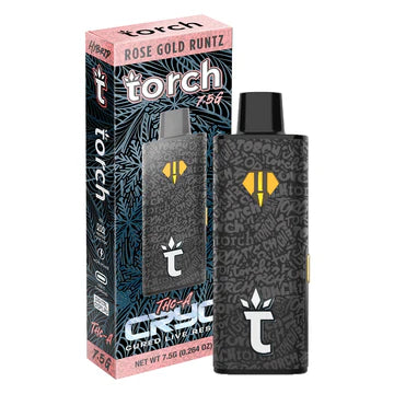 Torch Cryo THC-A Watermelon Mimosa cured live resin 7.5g Sativa strain with juicy melon citrus and energizing vibes