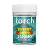 Torch Haymaker Cherry Bomb gummies 3500mg with explosive cherry flavor and powerful cannabinoid formula