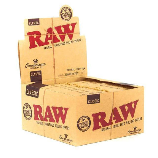 Raw Classic King Size Slim Rolling Papers 50ct Box