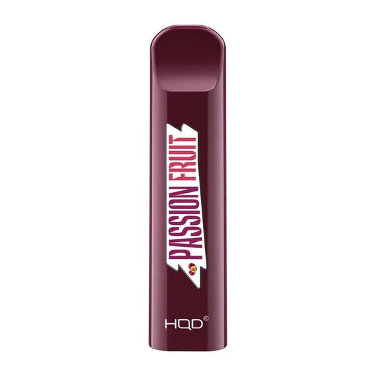 HQD Cuvie Passion Fruit Disposable Vape Device with a tropical and tangy passion fruit taste
