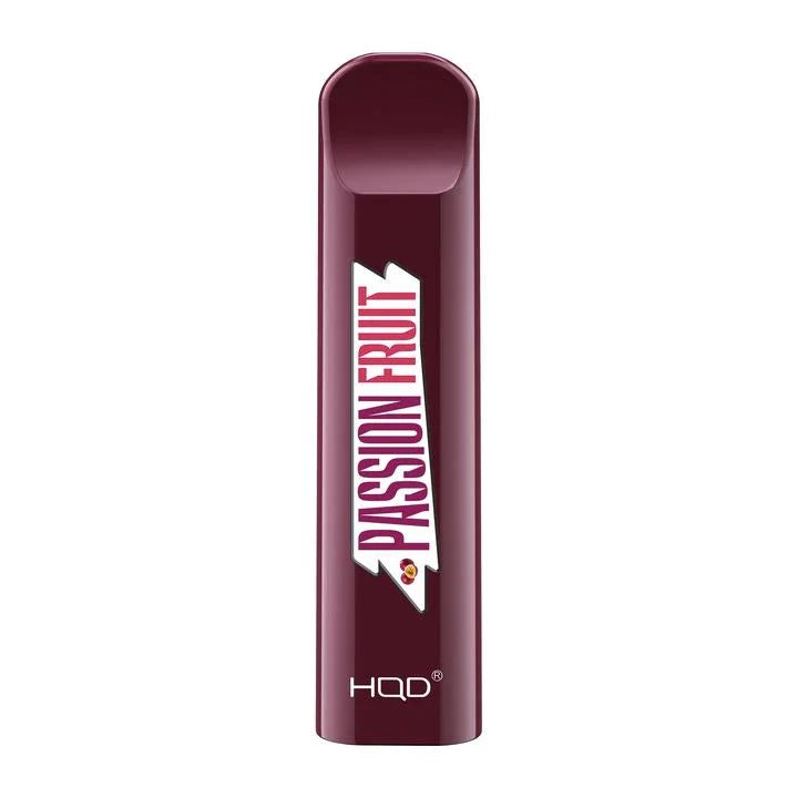 HQD Cuvie Passion Fruit Disposable Vape Device with a tropical and tangy passion fruit taste