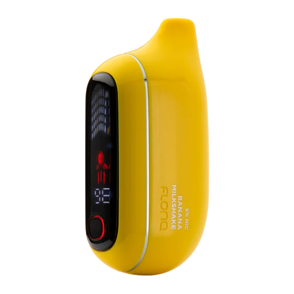 Flonq Max Pro Banana Milkshake disposable vape with creamy banana and smooth dessert flavor