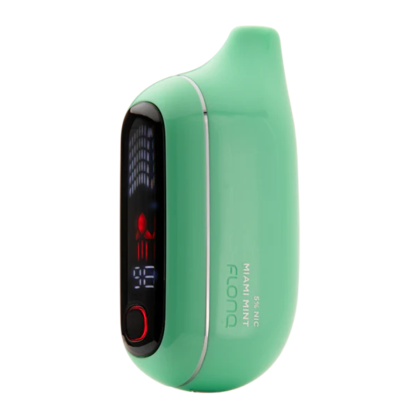 Flonq Max Pro Miami Mint disposable vape with chill mint flavor inspired by Miami breeze