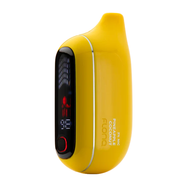 Flonq Max Pro Pineapple Coconut disposable vape with tropical pineapple and smooth coconut blend