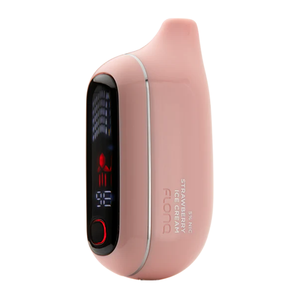 Flonq Max Pro Strawberry Ice Cream disposable vape with rich strawberry and vanilla cream taste