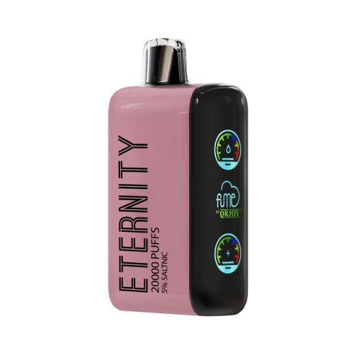Fume Eternity Strawberry Banana 20000 disposable vape with creamy banana and sweet strawberry flavor