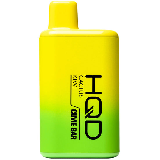 HQD Cuvie Bar 7000 Cactus Kiwi Disposable Vape with exotic cactus fruit and refreshing kiwi flavor