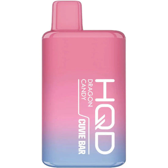 HQD Cuvie Bar 7000 Dragon Candy Disposable Vape featuring a fruity candy-inspired taste