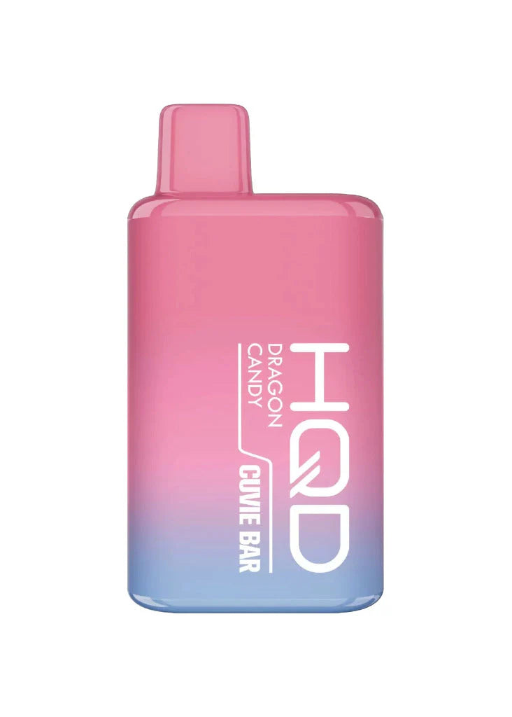 HQD Cuvie Bar 7000 Dragon Candy Disposable Vape featuring a fruity candy-inspired taste