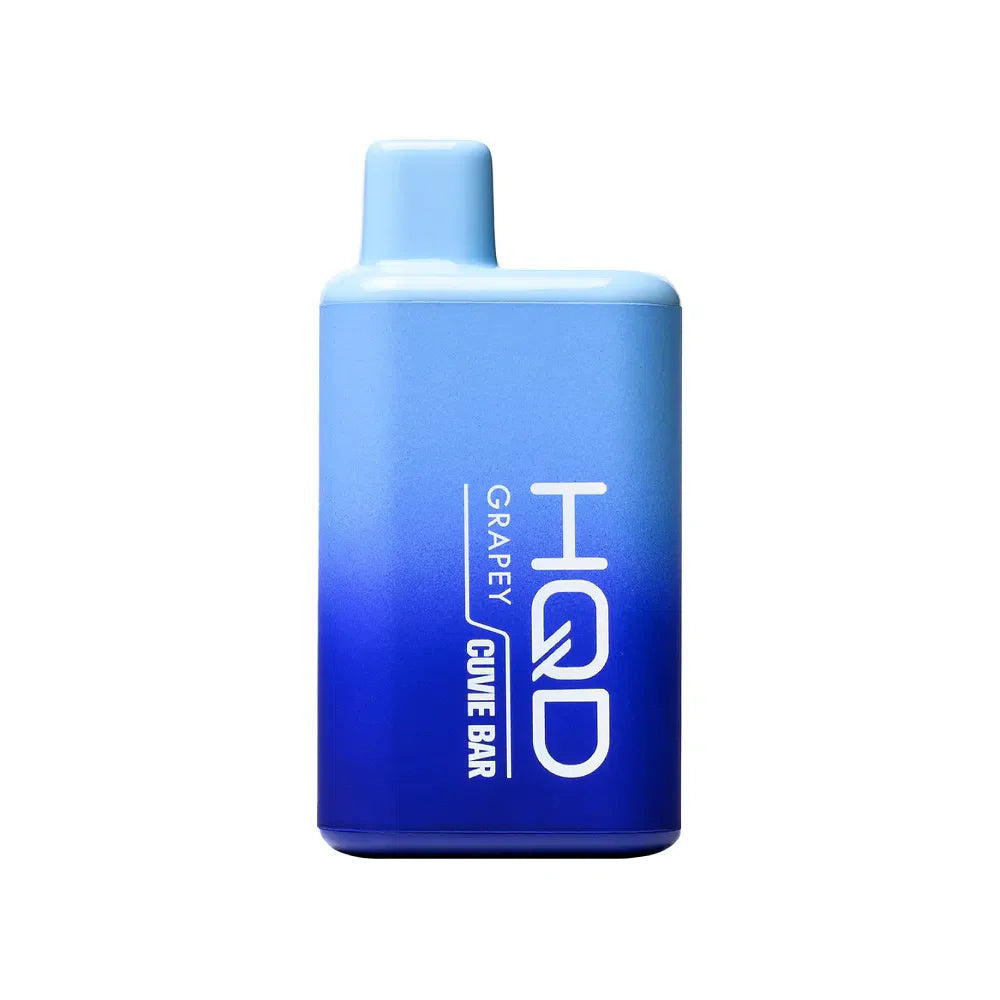 HQD Cuvie Bar 7000 Grapey Disposable Vape with rich and juicy grape flavor