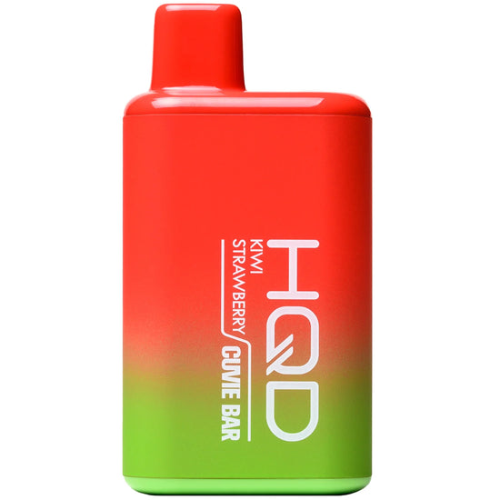  HQD Cuvie Bar 7000 Kiwi Strawberry Disposable Vape with a balanced mix of tangy kiwi and sweet strawberries