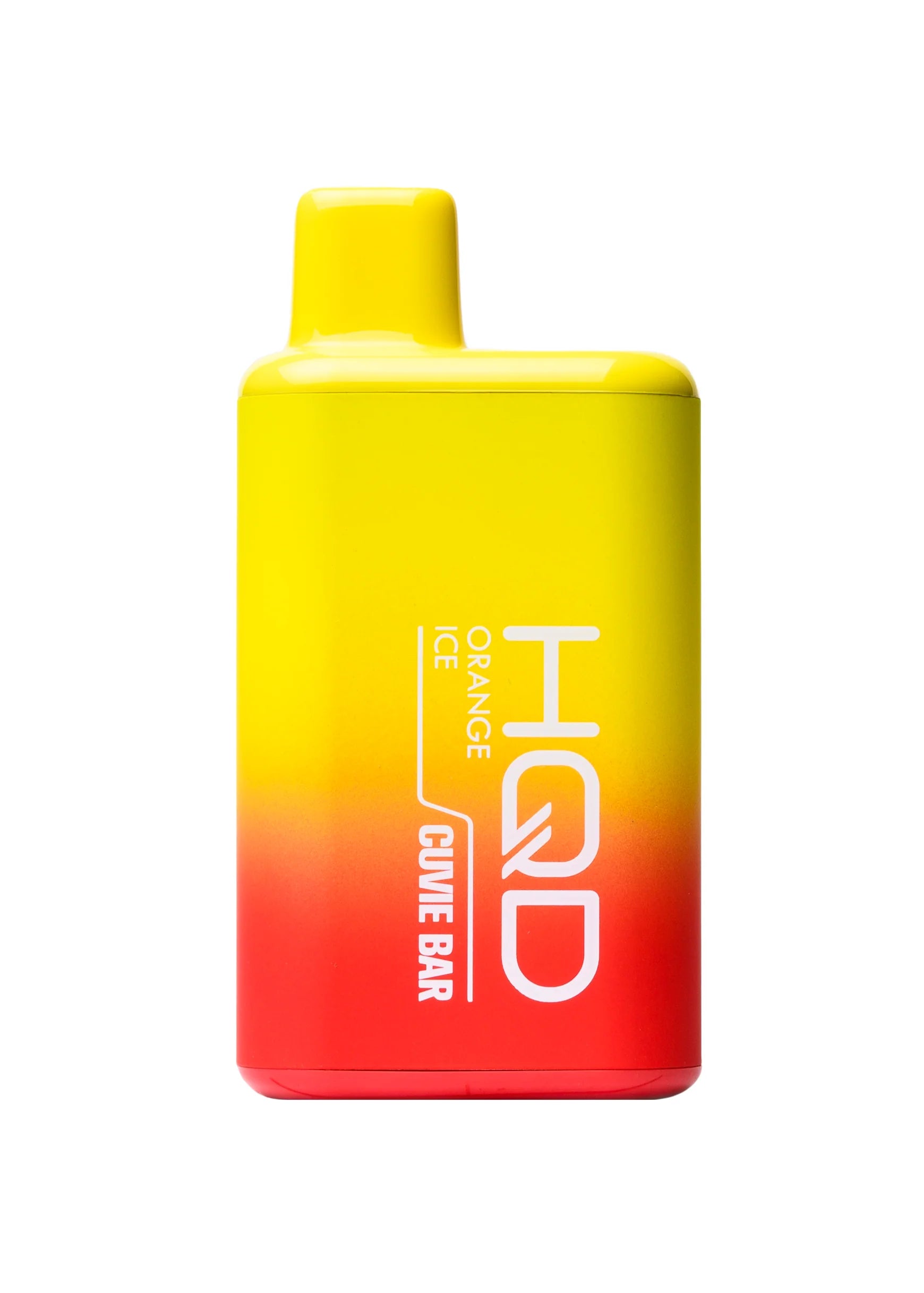 HQD Cuvie Bar 7000 Orange Ice Disposable Vape with a citrus burst of orange and cooling menthol