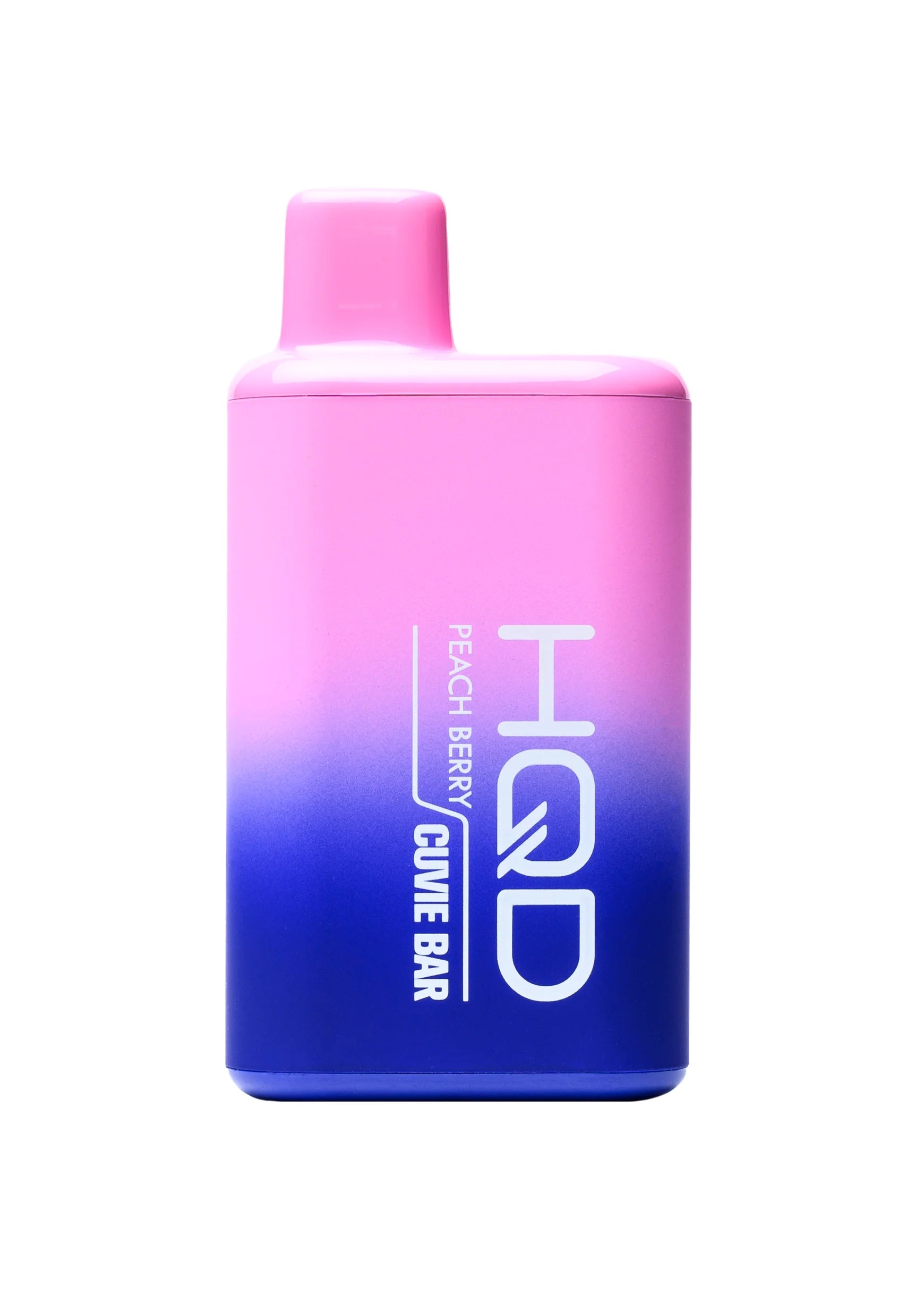 HQD Cuvie Bar 7000 Peach Berry Disposable Vape with a juicy peach and mixed berry combination