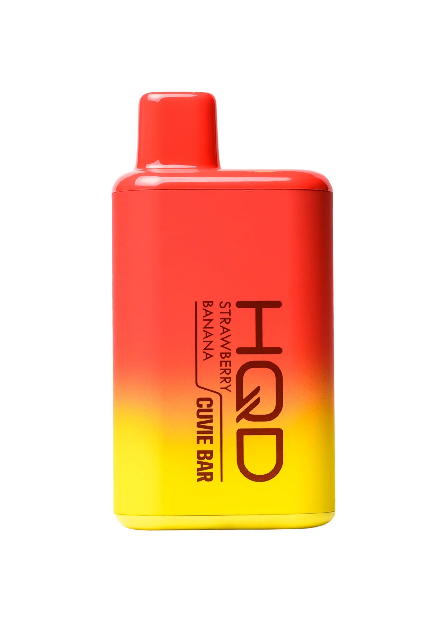 HQD Cuvie Bar 7000 Strawberry Banana Disposable Vape with a creamy and fruity fusion
