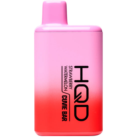 HQD Cuvie Bar 7000 Strawberry Watermelon Disposable Vape with a refreshing strawberry and watermelon taste