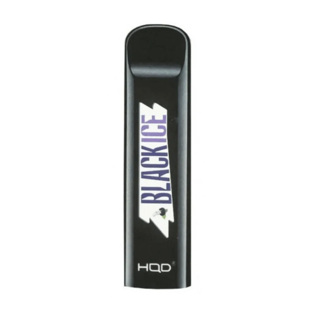 HQD Cuvie Black Ice Disposable Vape Device with a bold blackberry and menthol fusion